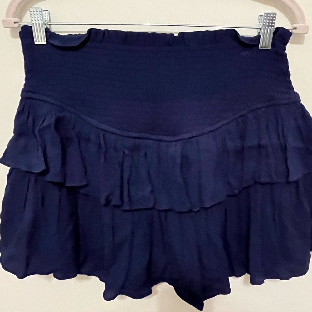 Day + Moon Navy Midi Skirt